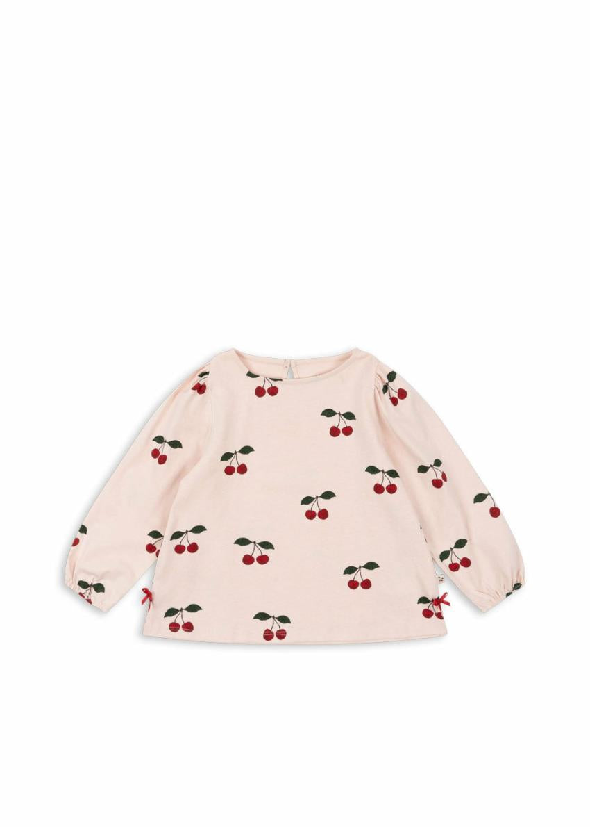 Tops | Kids Konges Sløjd DREY SLIT TEE GOTS Ma Grande Cerise Peony