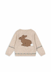 Tops | Kids Konges Sløjd ELI KNIT CARDIGAN Off White Melange