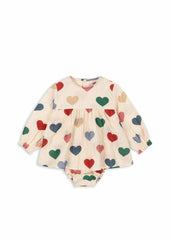 Tops | Kids Konges Sløjd ELIN ROMPER GOTS Bon Coeur Colore Frappe