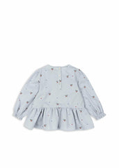 Tops | Kids Konges Sløjd EVIA BLOUSE GOTS Cherry Blue Coeur