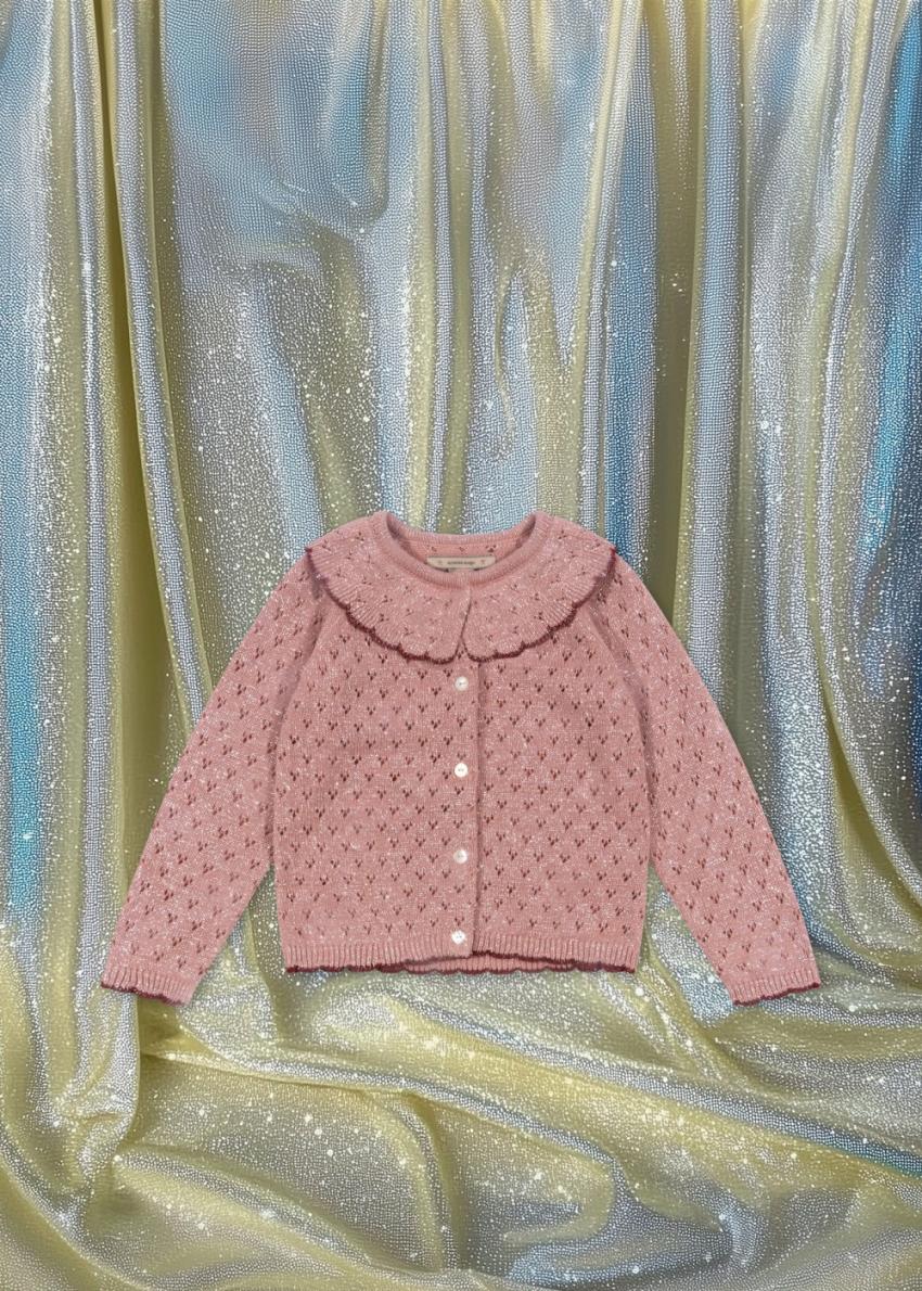 Tops | Kids Konges Sløjd HOLIDAY KNIT CARDIGAN Mellow Rose
