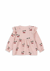 Tops | Kids Konges Sløjd KIM FRILL BLOUSE GOTS Cherry Check