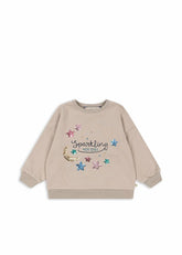 Tops | Kids Konges Sløjd LOU SEQUIN SWEAT SHIRT OCS French Oak
