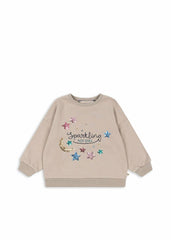Tops | Kids Konges Sløjd LOU SEQUIN SWEAT SHIRT OCS French Oak