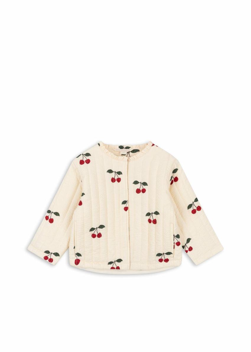 Tops | Kids Konges Sløjd LUNELLA QUILTED JACKET GOTS Ma Grande Cerise