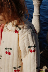 Tops | Kids Konges Sløjd LUNELLA QUILTED JACKET GOTS Ma Grande Cerise