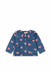 Tops | Kids Konges Sløjd MAGOT DENIM SHIRT GOTS Bon Coeur Pink