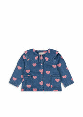 Tops | Kids Konges Sløjd MAGOT DENIM SHIRT GOTS Bon Coeur Pink