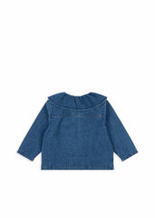 Tops | Kids Konges Sløjd MAGOT DENIM SHIRT GOTS Denim Blue Cherry