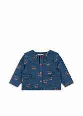 Tops | Kids Konges Sløjd MAGOT DENIM SHIRT GOTS Ma Grande Cerise Denim