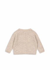 Tops | Kids Konges Sløjd MINO KNIT CARDIGAN Off White Melange Pointelle