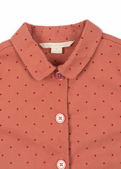 Tops | Kids Konges Sløjd NOLA SHIRT JACKET GOTS Mahogany Dot