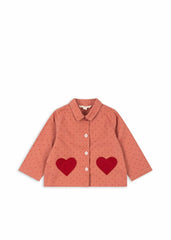 Tops | Kids Konges Sløjd NOLA SHIRT JACKET GOTS Mahogany Dot