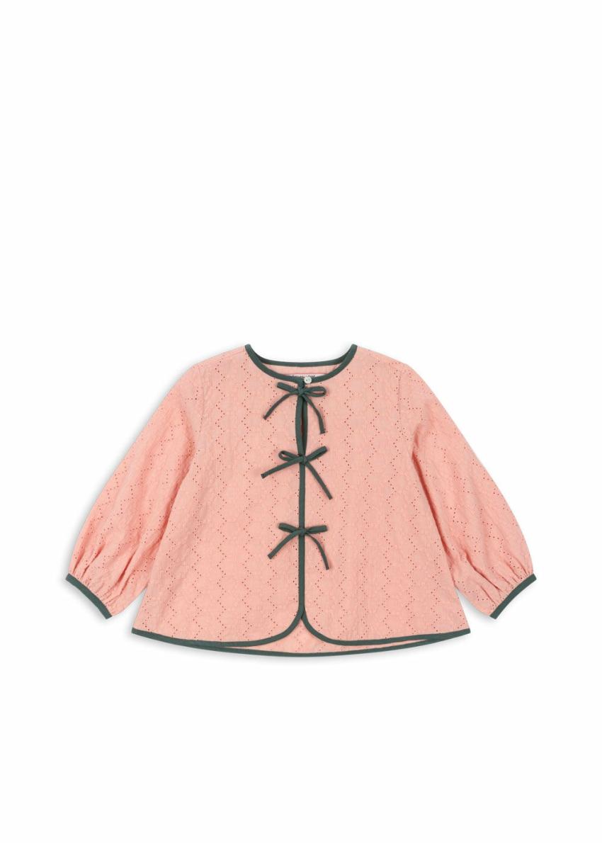 Tops | Kids Konges Sløjd RILLA BOW SHIRT Mellow Rose