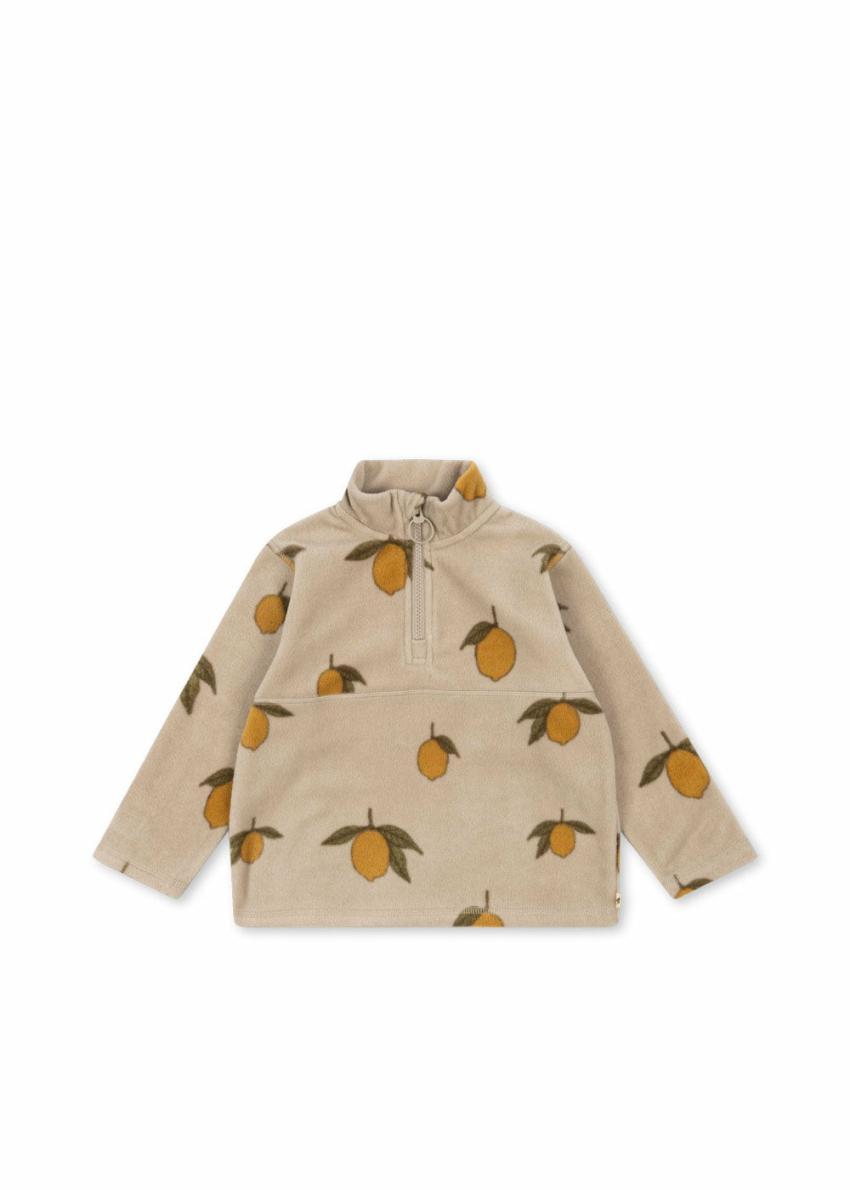 Tops | Kids Konges Sløjd TAVI FLEECE SWEATSHIRT GRS Mon Grand Citron