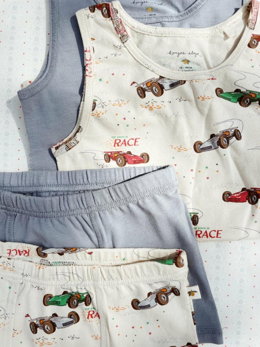 Accessories | Kids Konges Sløjd BASIC 2 PACK BOY BOXERS GOTS Tradewinds / Grand Prix