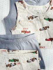 Accessories | Kids Konges Sløjd BASIC 2 PACK BOY BOXERS GOTS Tradewinds / Grand Prix