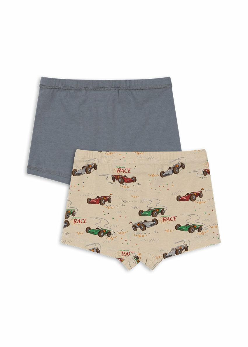Accessories | Kids Konges Sløjd BASIC 2 PACK BOY BOXERS GOTS Tradewinds / Grand Prix