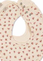 Accessories | Kids Konges Sløjd BASIC 2 PACK FRILL BIB Buttercream/bloomie