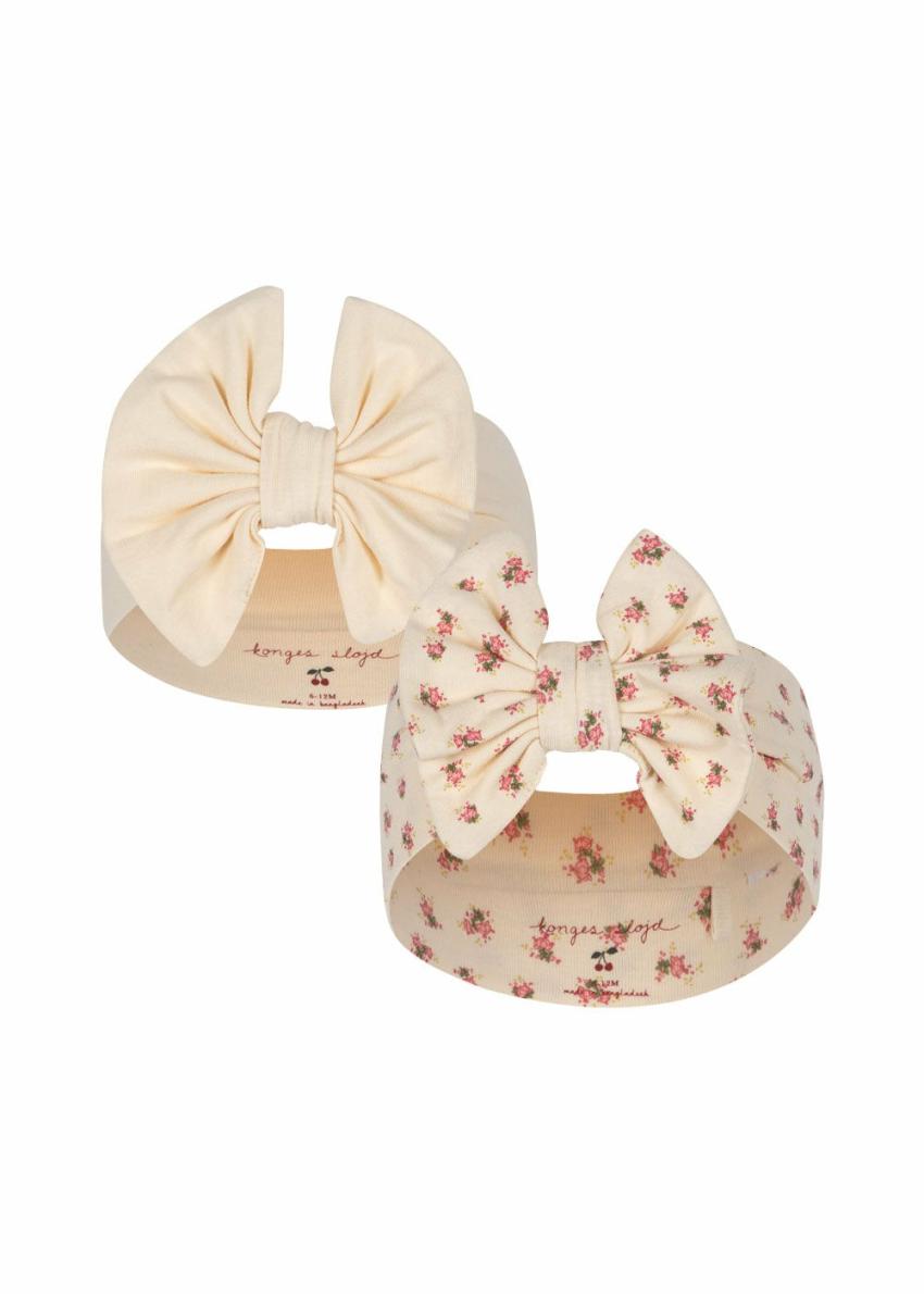 Accessories | Kids Konges Sløjd BASIC 2 PACK NEW BAMBI BONNET GOTS Buttercream/bloomie