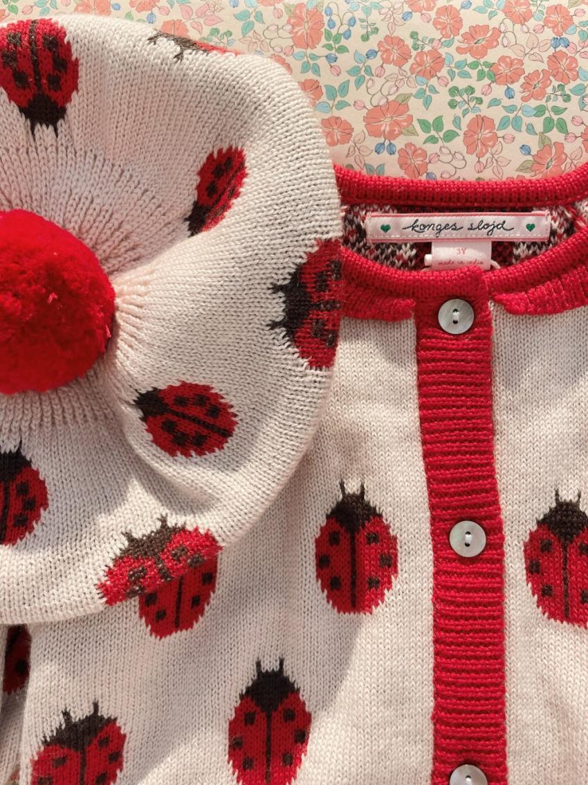 Accessories | Kids Konges Sløjd BELOU KNIT BERET Ladybug