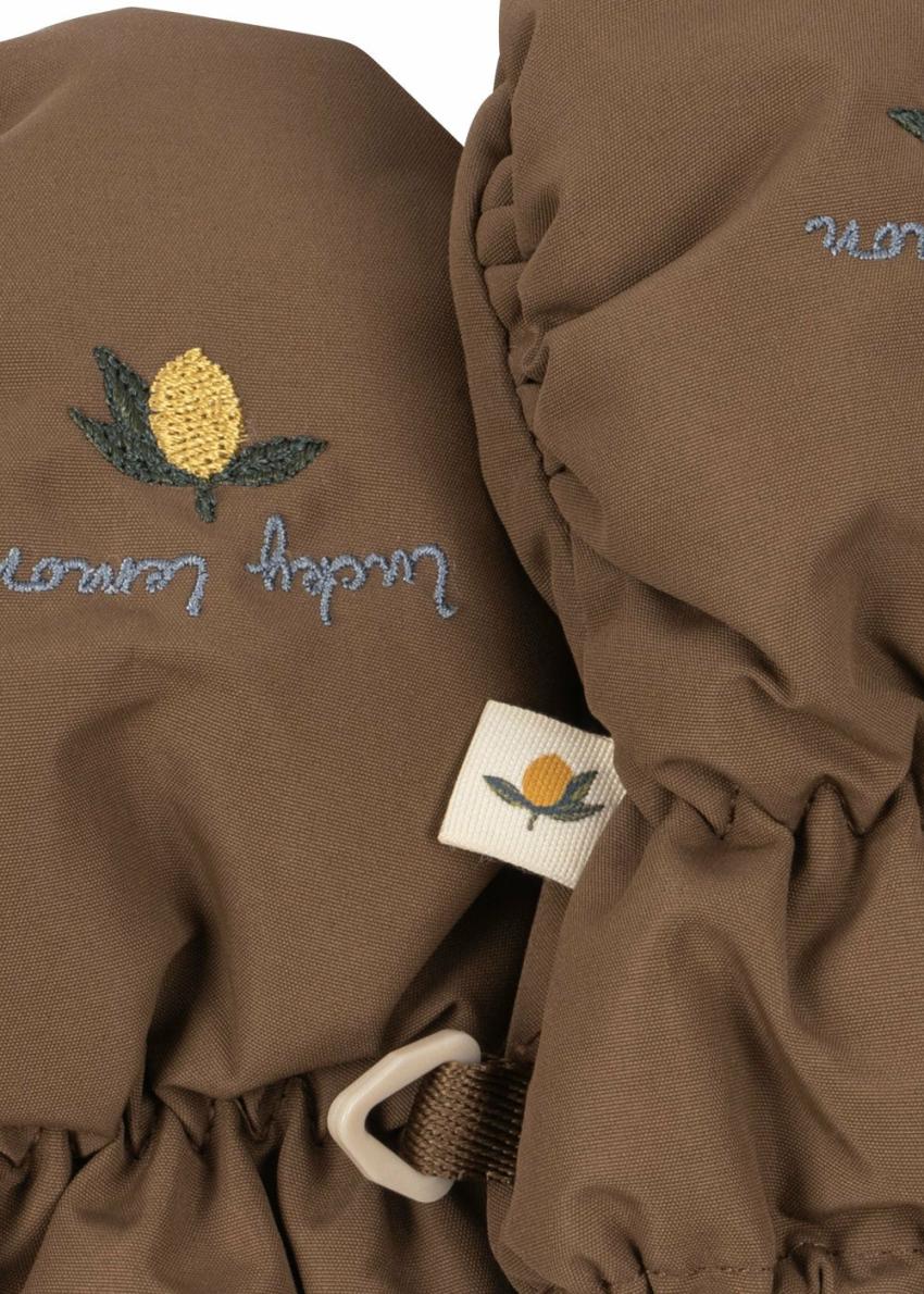 Accessories | Kids Konges Sløjd NOHR SNOW BABY MITTENS Walnut