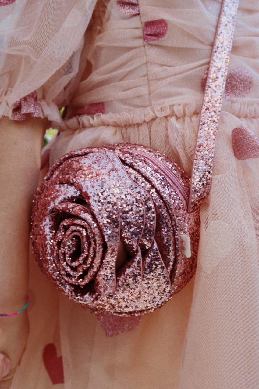 Accessories | Kids Konges Sløjd ROSE GLITTER BAG Glitter Rose