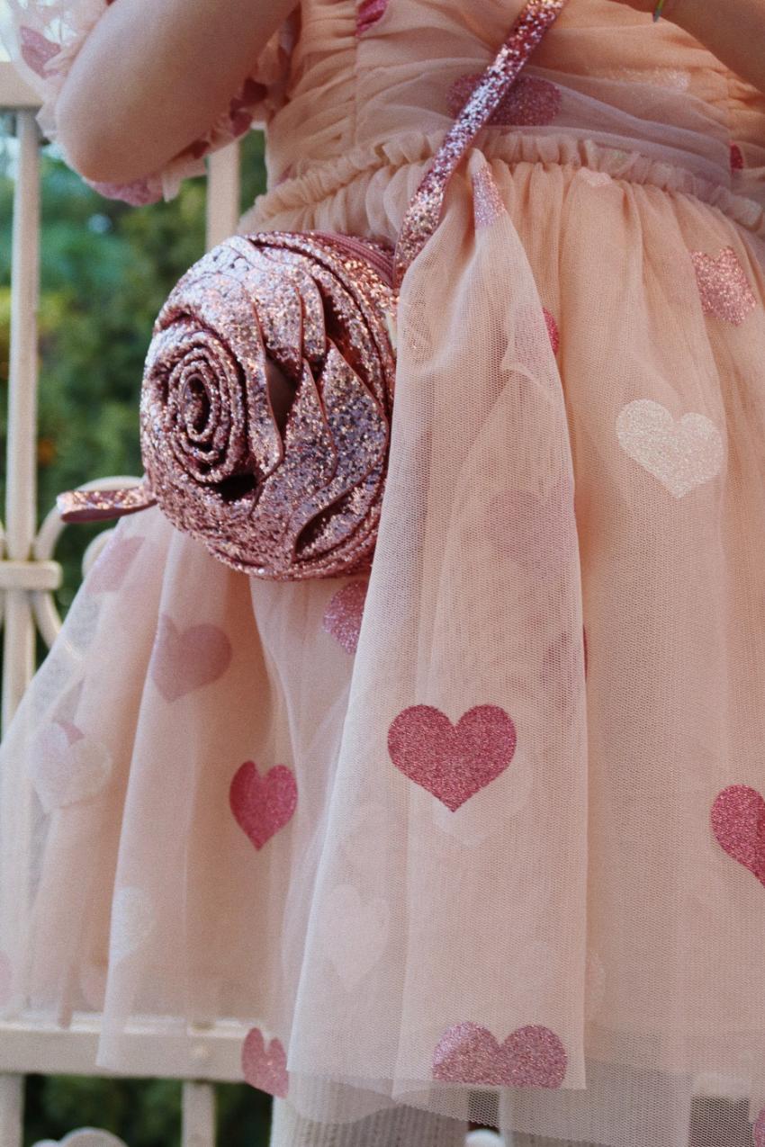 Accessories | Kids Konges Sløjd ROSE GLITTER BAG Glitter Rose