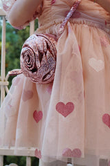 Accessories | Kids Konges Sløjd ROSE GLITTER BAG Glitter Rose