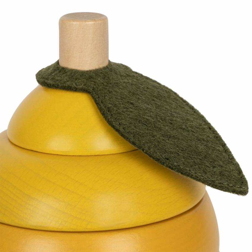 Activity Toys | Kids Konges Sløjd STACKING FRUITS FSC Lemon