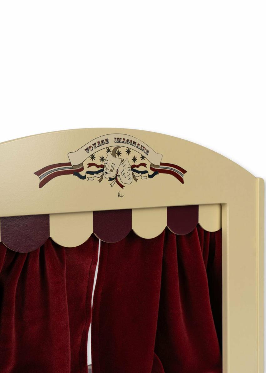 Activity Toys | Kids Konges Sløjd WOODEN PUPPET THEATER FSC Dried Sage