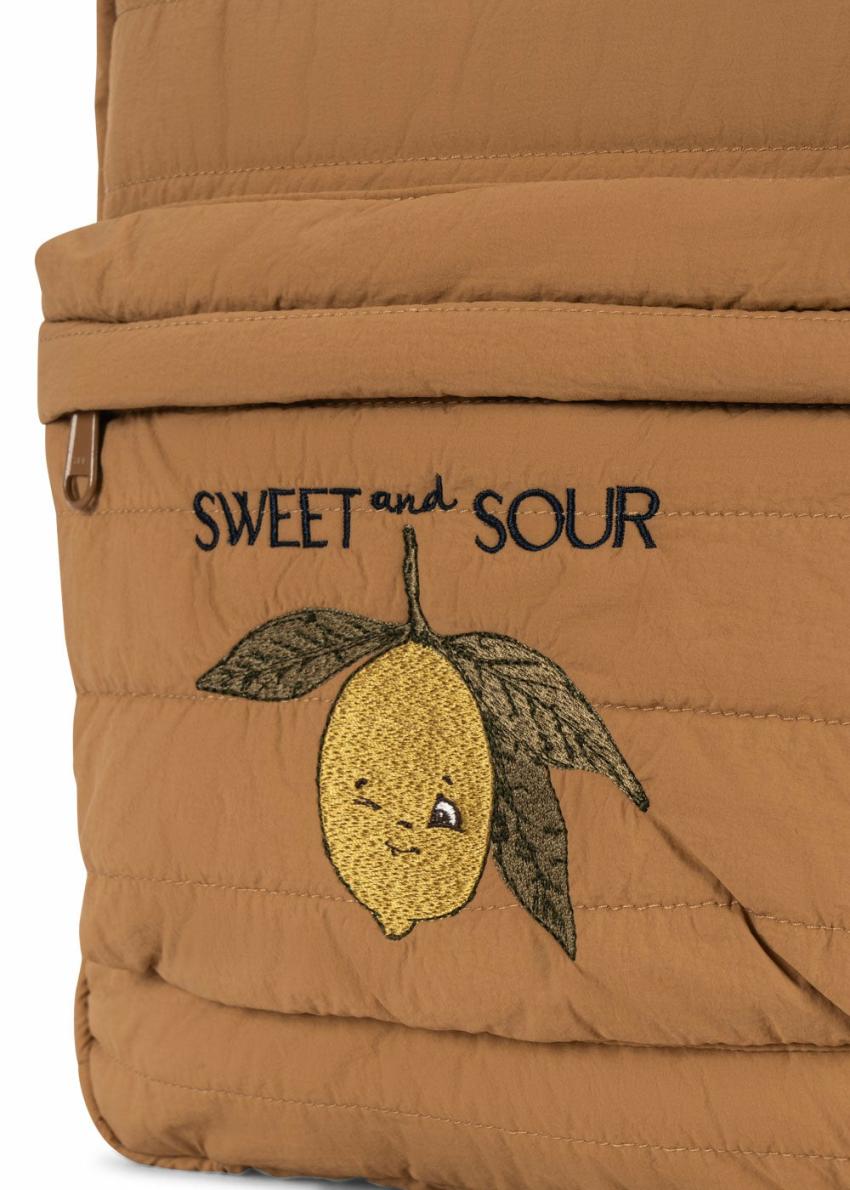Bags | Kids Konges Sløjd JUNO QUILTED BACKPACK MIDI Tobacco Brown