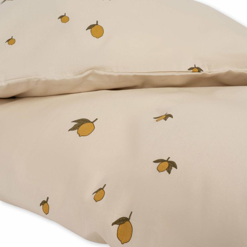 Bedtime | Kids Konges Sløjd BABY BEDDING GOTS 70X100 Lemon