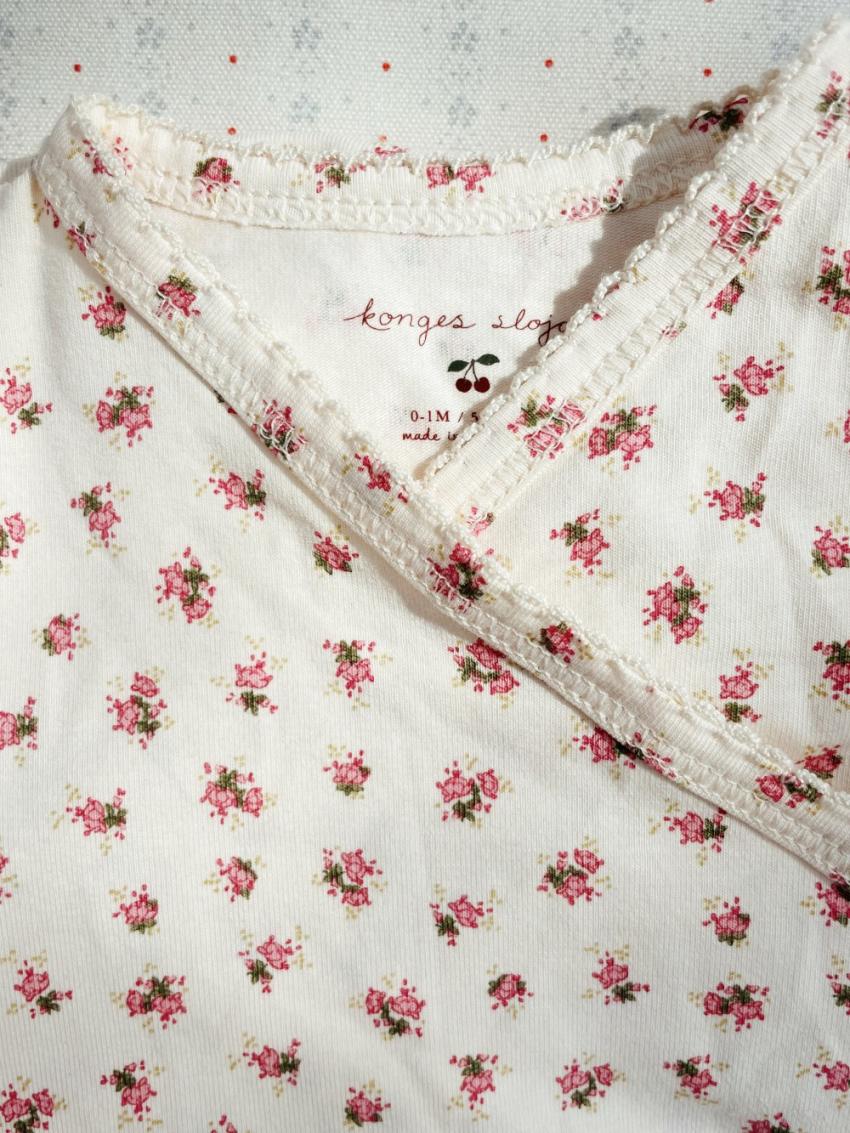 Bodystockings | Kids Konges Sløjd BASIC LS NEWBORN BODY GOTS Bloomie