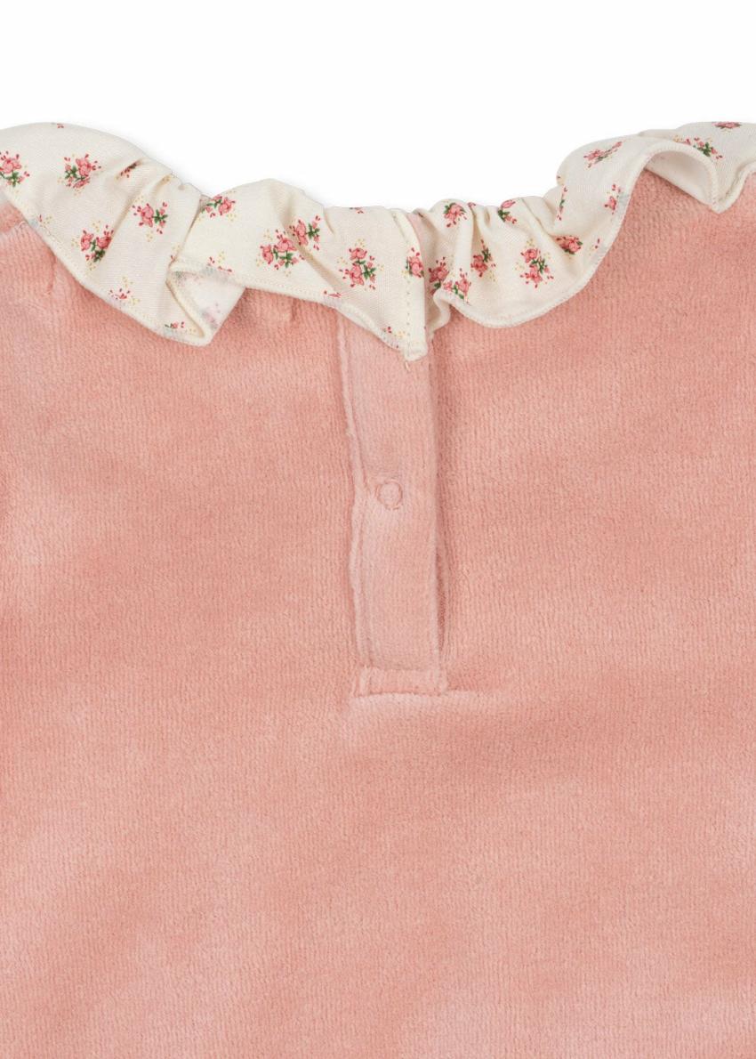 Bodystockings | Kids Konges Sløjd MIFFA FRILL BODY GOTS Mellow Rose