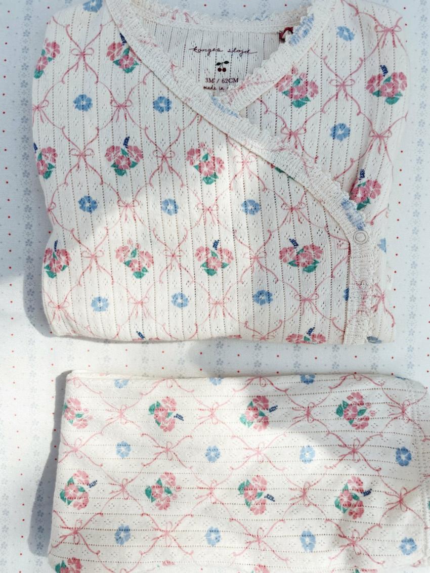Bodystockings | Kids Konges Sløjd MINNIE NEWBORN BODY GOTS Fleur Decor