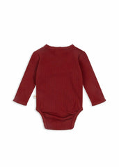 Bodystockings | Kids Konges Sløjd MINNIE NEWBORN BODY GOTS Red Dahlia