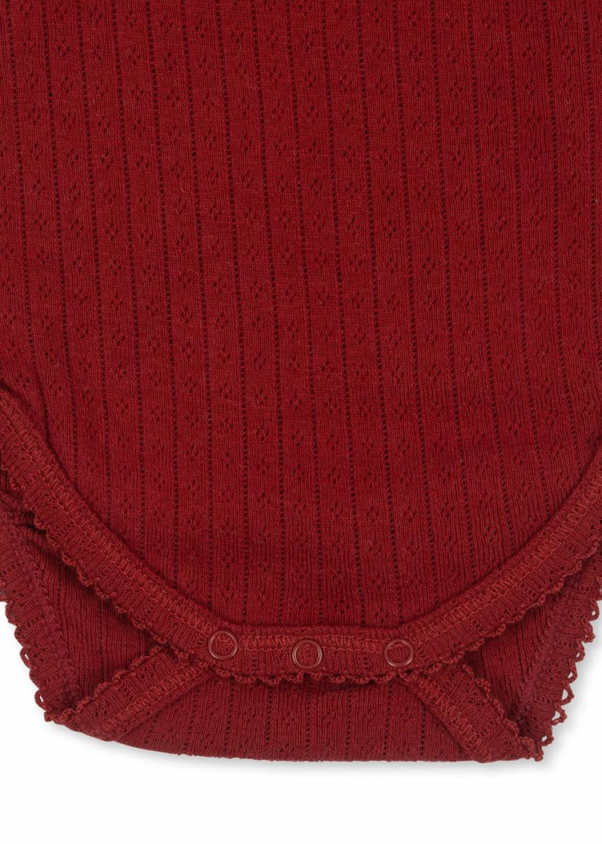 Bodystockings | Kids Konges Sløjd MINNIE NEWBORN BODY GOTS Red Dahlia