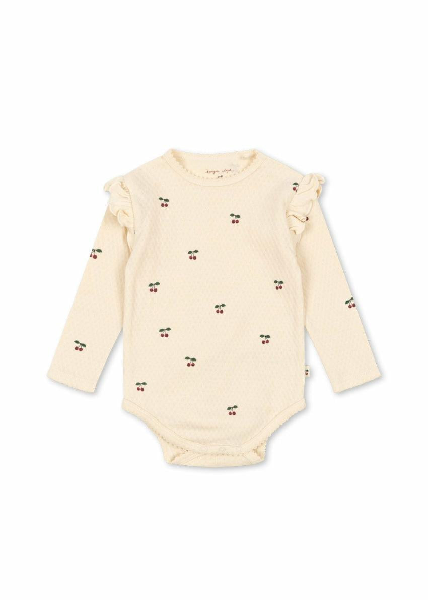 Bodystockings | Kids Konges Sløjd SUI FRILL BODY GOTS Cherry