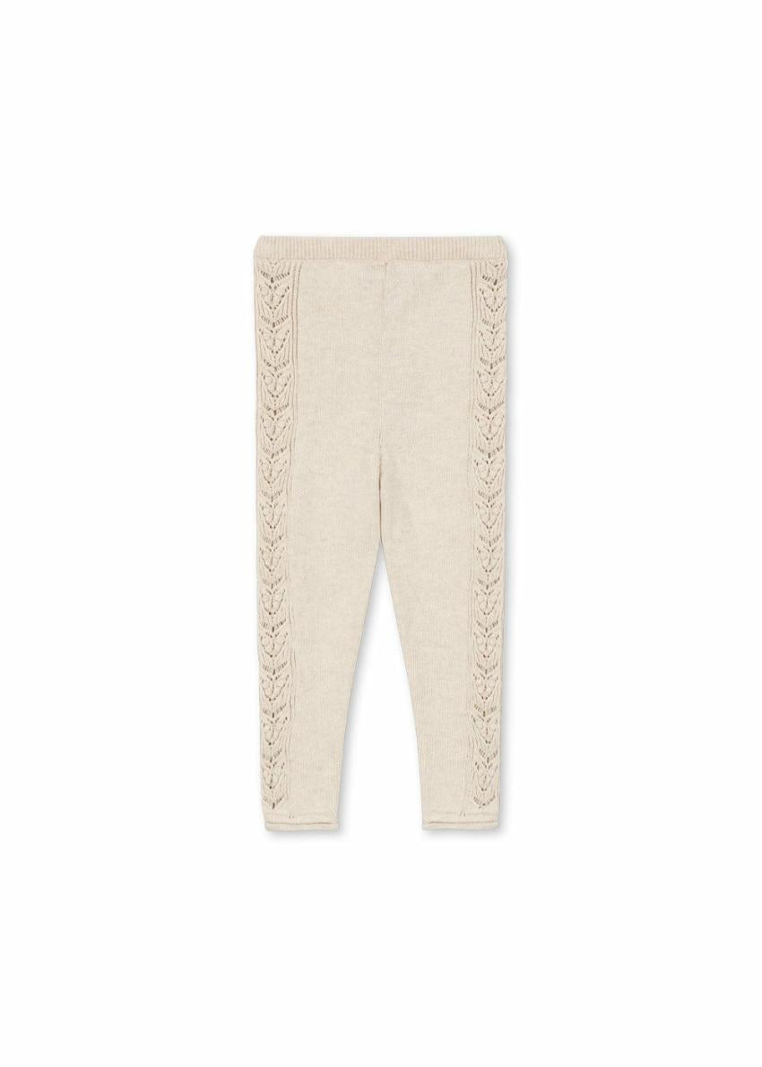 Bottoms | Kids Konges Sløjd CABBY KNIT PANTS Off White Melange