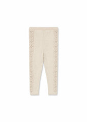 Bottoms | Kids Konges Sløjd CABBY KNIT PANTS Off White Melange