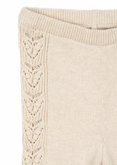 Bottoms | Kids Konges Sløjd CABBY KNIT PANTS Off White Melange
