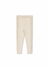 Bottoms | Kids Konges Sløjd CABBY KNIT PANTS Off White Melange