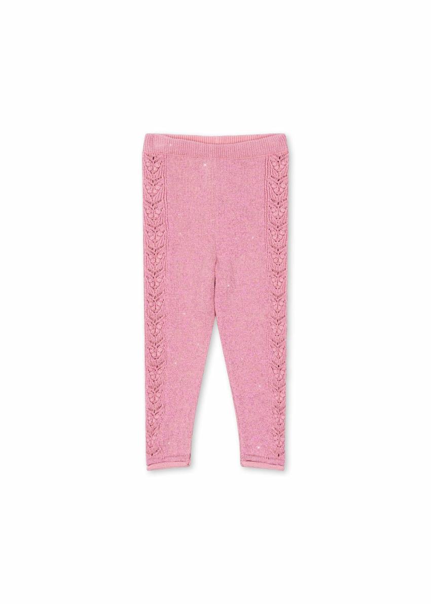 Bottoms | Kids Konges Sløjd CABBY KNIT PANTS Powder Pink