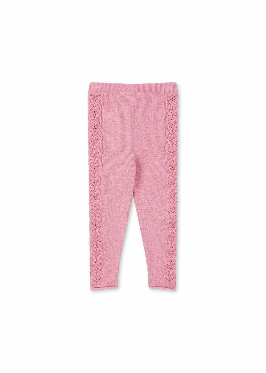 Bottoms | Kids Konges Sløjd CABBY KNIT PANTS Powder Pink