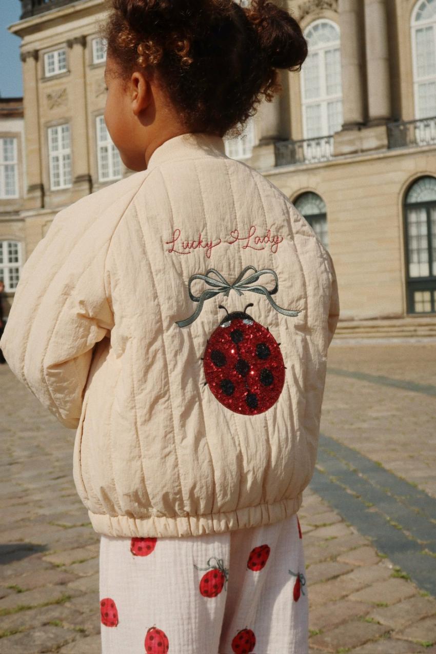 Bottoms | Kids Konges Sløjd COCO LADYBUG PANTS GOTS Ladybug Bow