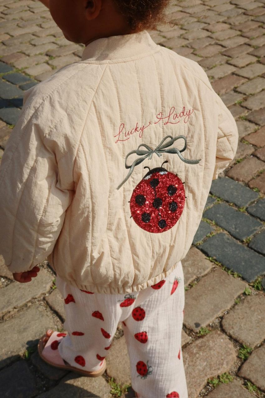 Bottoms | Kids Konges Sløjd COCO LADYBUG PANTS GOTS Ladybug Bow