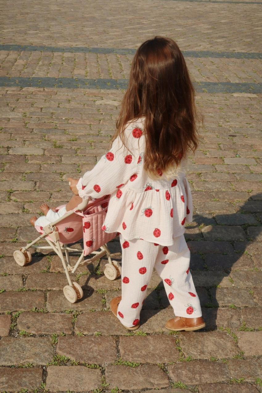 Bottoms | Kids Konges Sløjd COCO LADYBUG PANTS GOTS Ladybug Bow