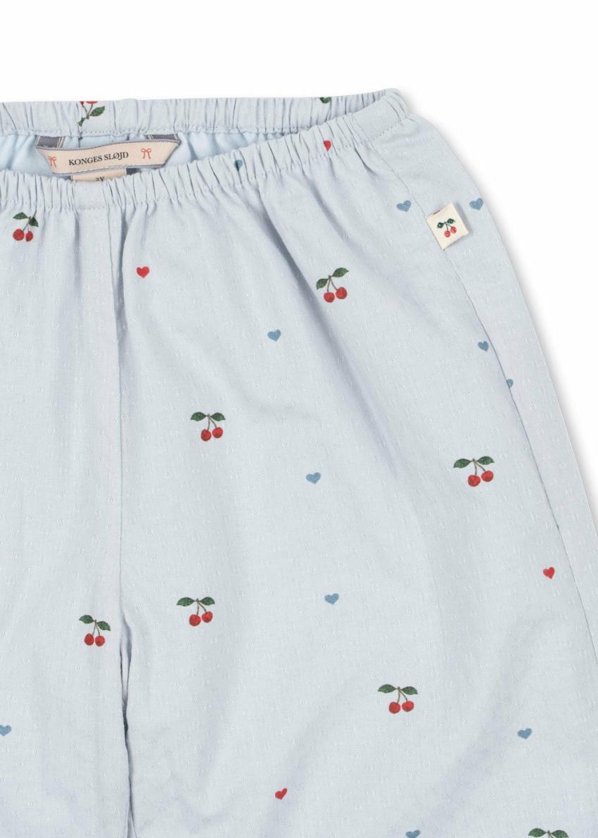 Bottoms | Kids Konges Sløjd EVIA PANTS GOTS Cherry Blue Coeur