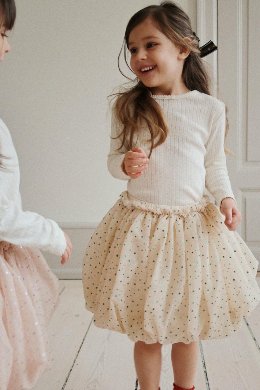 Bottoms | Kids Konges Sløjd FAIRY BALLOON SKIRT Fairy Etoile Green
